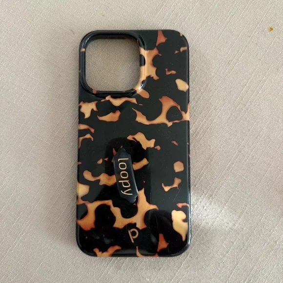 iPhone 14 Pro Max- Loopy Case Black/Orange - Picture 1 of 2